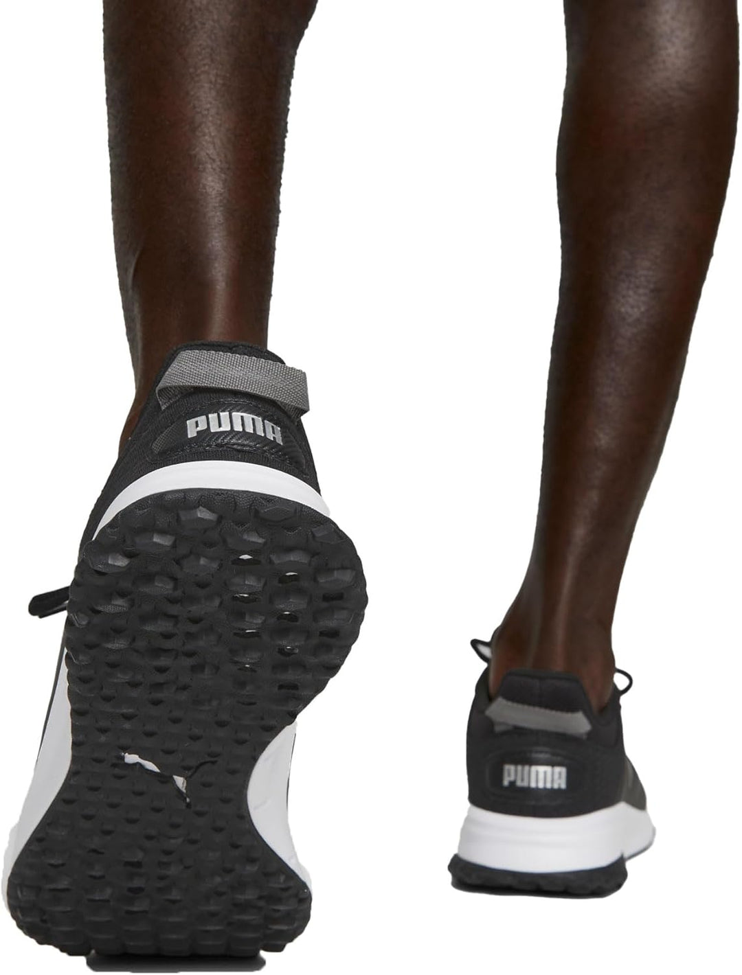 PUMA Herren Fusion Grip Golfschuh 42 EU Puma Black Puma Silver Quiet Shade, 42 EU Puma Black Puma Si