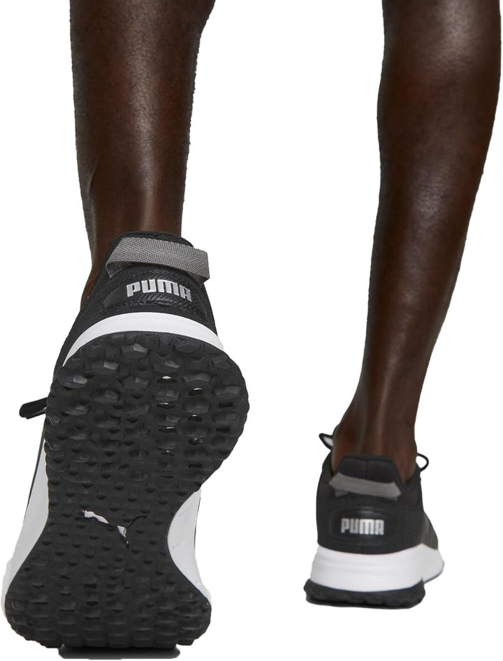 PUMA Herren Fusion Grip Golfschuh 42 EU Puma Black Puma Silver Quiet Shade, 42 EU Puma Black Puma Si
