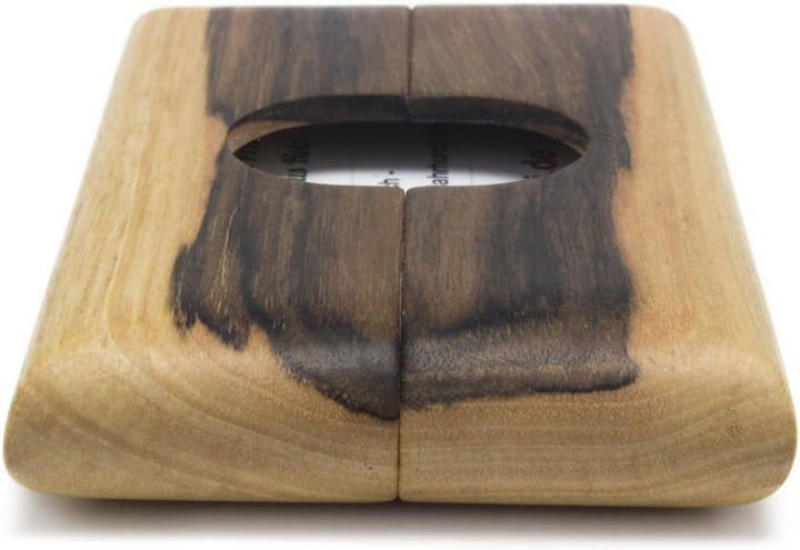 WoodBi Exklusives Portmonee aus Massivholz für Kreditkarten und Visitenkarten geeignet