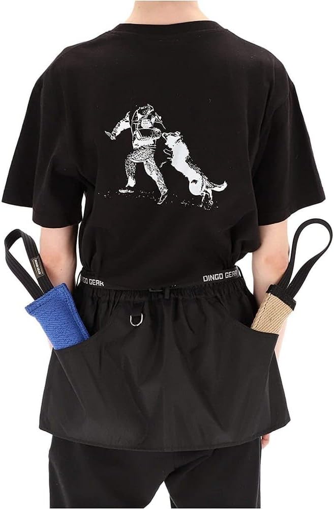 Dingo Gear Trainingsgürtel Arbeitskirt Schutzbekleidung Agility Trainer Helfer Ipo Sporthund XS Schw