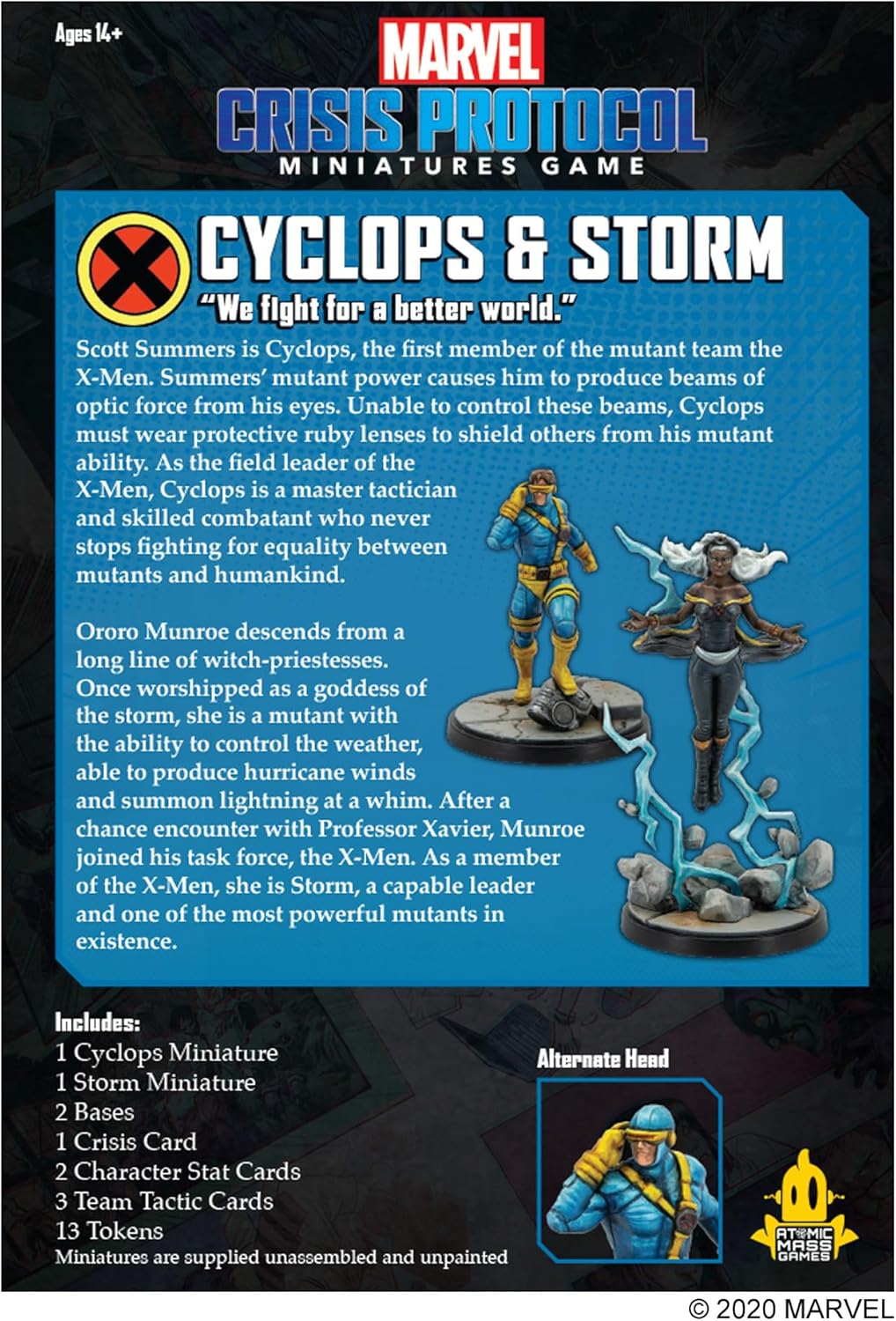 Atomic Mass Games - Marvel Crisis Protocol: Character Pack: Storm and Cyclops - Miniature Game 2. Ch