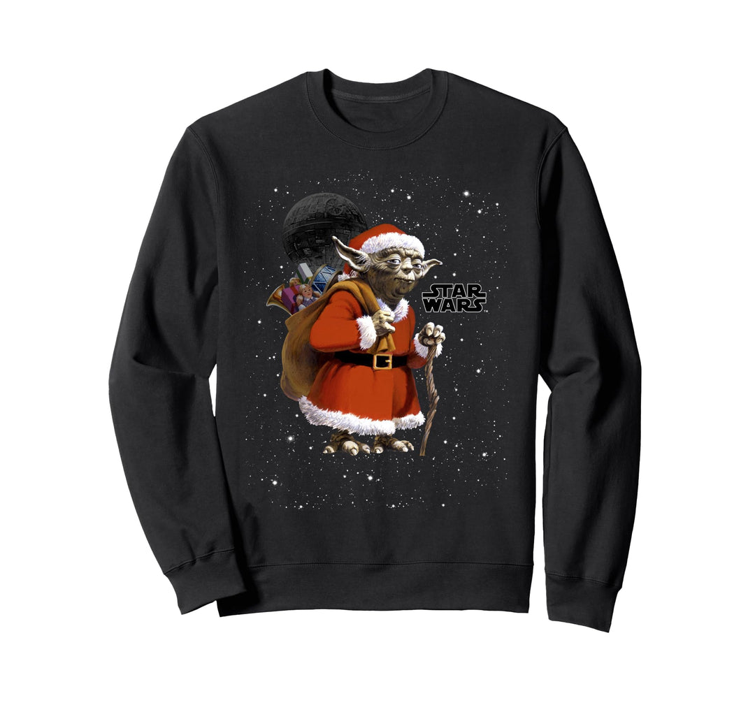 Star Wars Yoda Santa Claus Costume Poster Sweatshirt