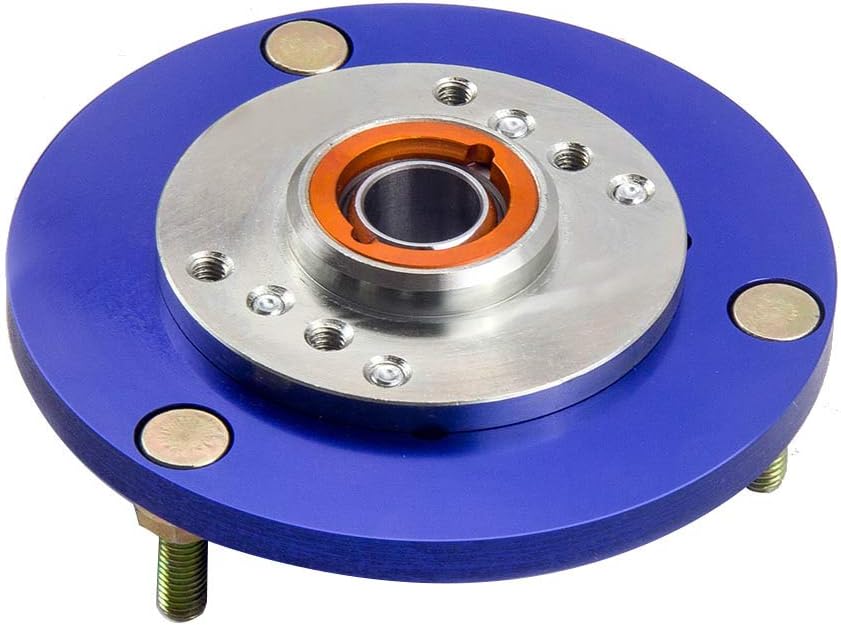 maXpeedingrods 2 Stück Domlager für 3er E36 M3 Vorne Camber Plate Federbeinlager Blau für E36 Blau,