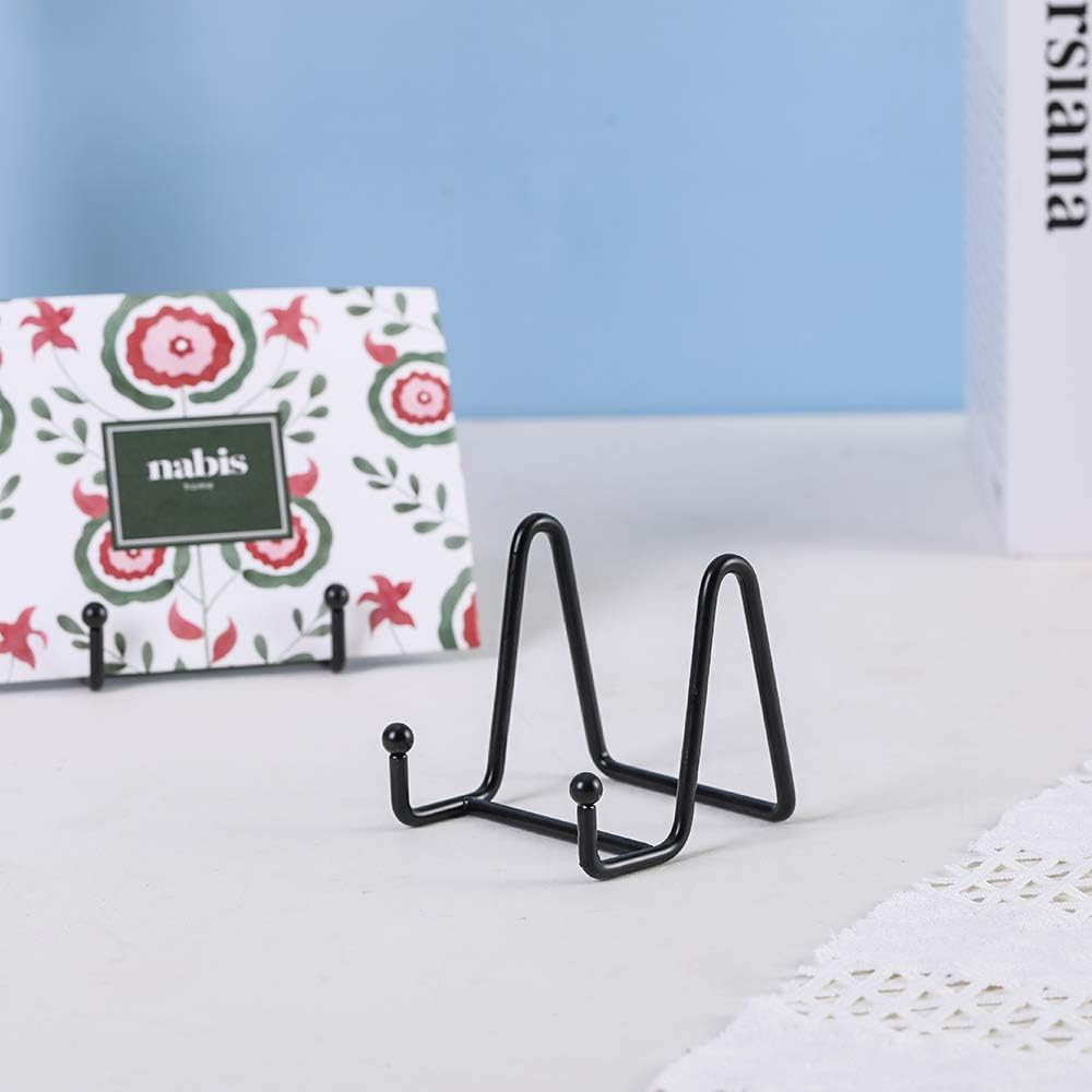 Staffelei Teller Ständer Aufsteller Halter - 6 Stück Eisen Metall Tellerständer Tellerhalter - Dekot