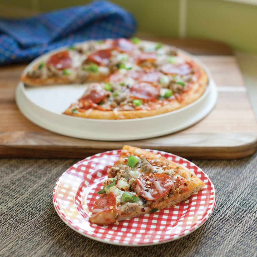 Nordic Ware Runder Speck und Fleisch Mikrowellen-Grill, 2-seitig, weiss 2-Sided Bacon and Meat