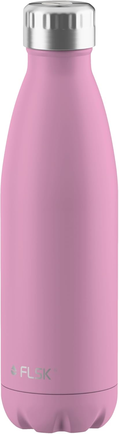 FLSK Trinkflasche – Premium Edelstahl Thermosflasche – 100% auslaufsicher & kohlensäuregeeignet – hä