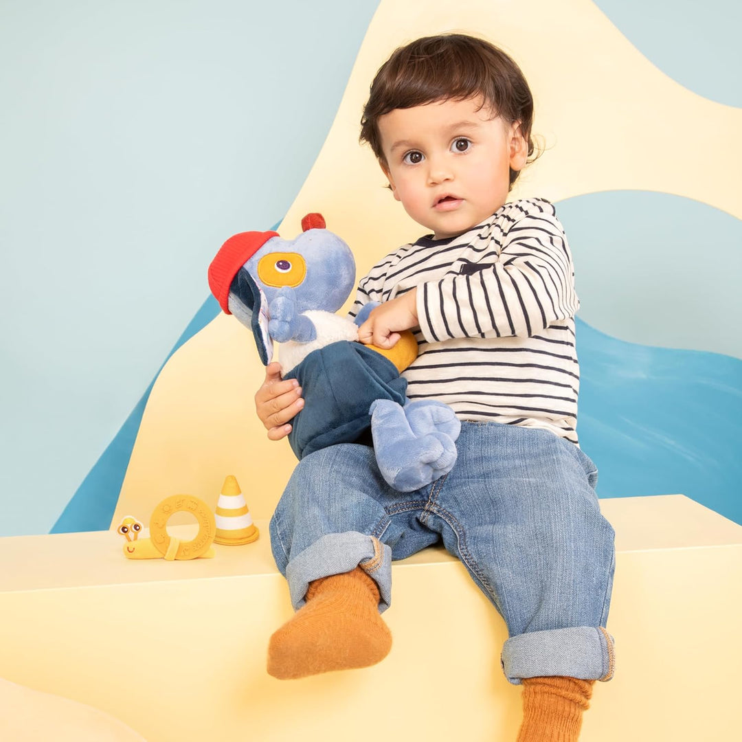 Lilliputiens – Aktivitätsplüschtier Jules der Hund – Babyspielzeug mit Geräuschen, Texturen und Acce