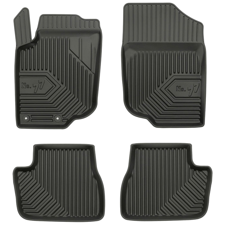 M MOTOS Gummimatten Auto Fussmatte passt für Peugeot 207 2006-2012 Verbessern Sie Ihren Reisekomfort