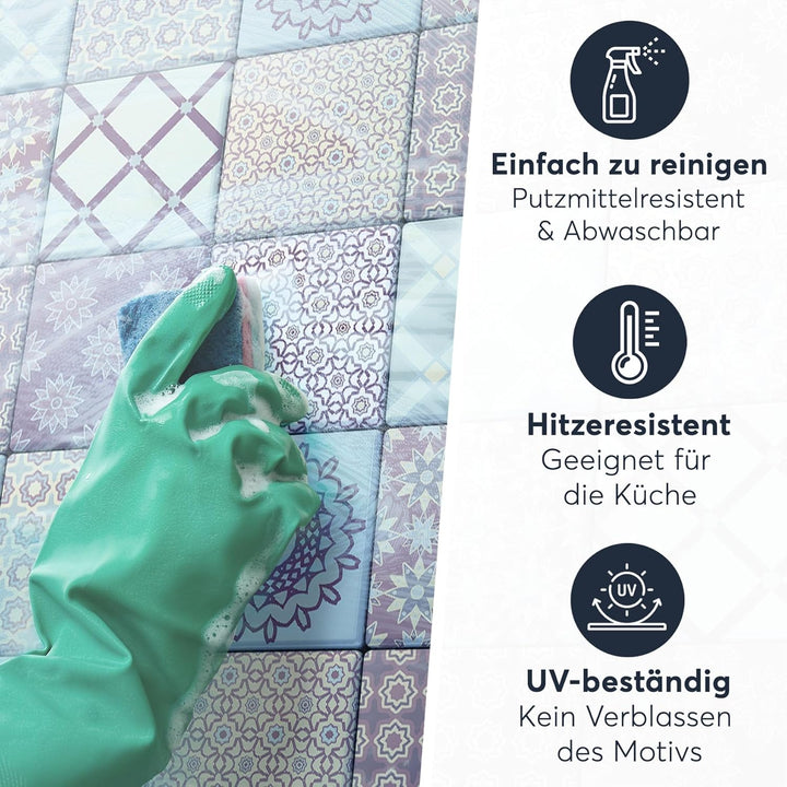 CREATISTO Klebefliesen Stickerfliesen Fliesenfolie - Hochwertige Sticker Aufkleber für Wandfliesen I