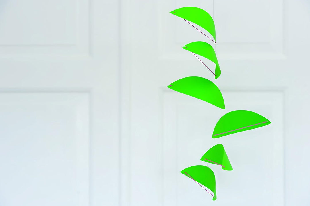 Flensted 150g Kites, Green Mobile, Stahl, grau/pink, 80x38cm