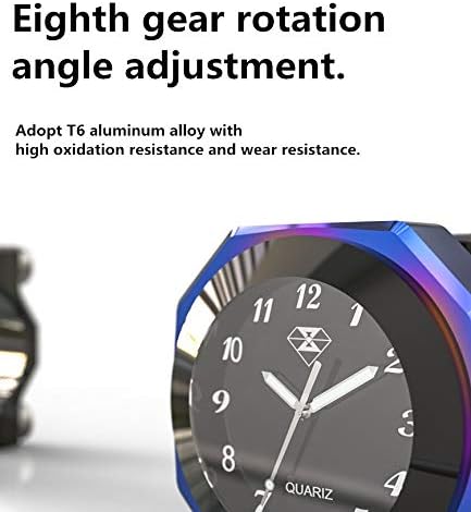 Motorrad Lenkerhalterung Cool Styling Nachtleuchtende Uhr Dial Quarz Uhr Nachtleuchtende Ganganzeige