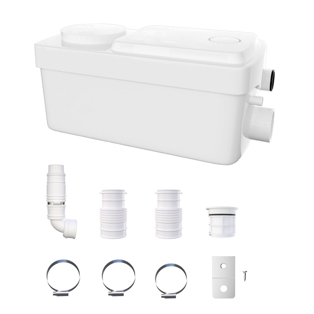HOCANFLO 400W Kleinhebeanlage Pumpe, Hebeanlage leise Kupfer Wicklung Draht Motor Abwasser Dusche Li