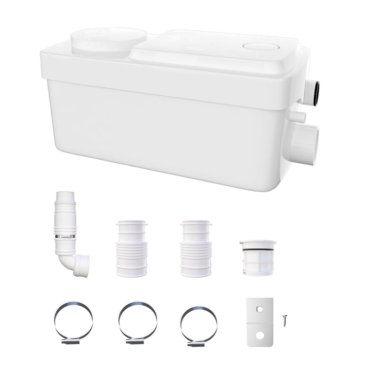 HOCANFLO 400W Kleinhebeanlage Pumpe, Hebeanlage leise Kupfer Wicklung Draht Motor Abwasser Dusche Li
