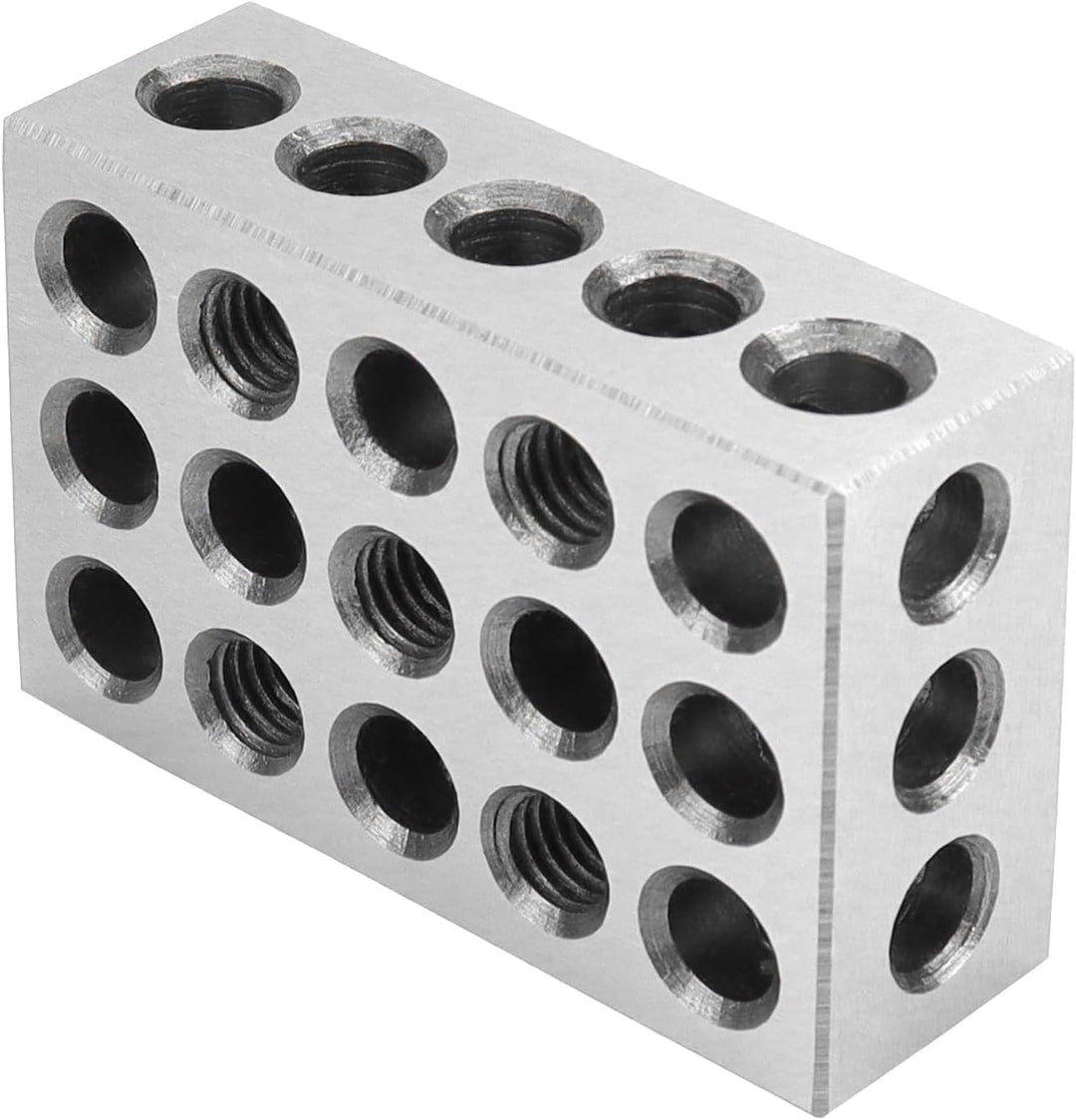 QWORK® 2 Stück Parallelblöcke Metrische, Fräsmaschine Präzisionsblöcke, 25x50x75m