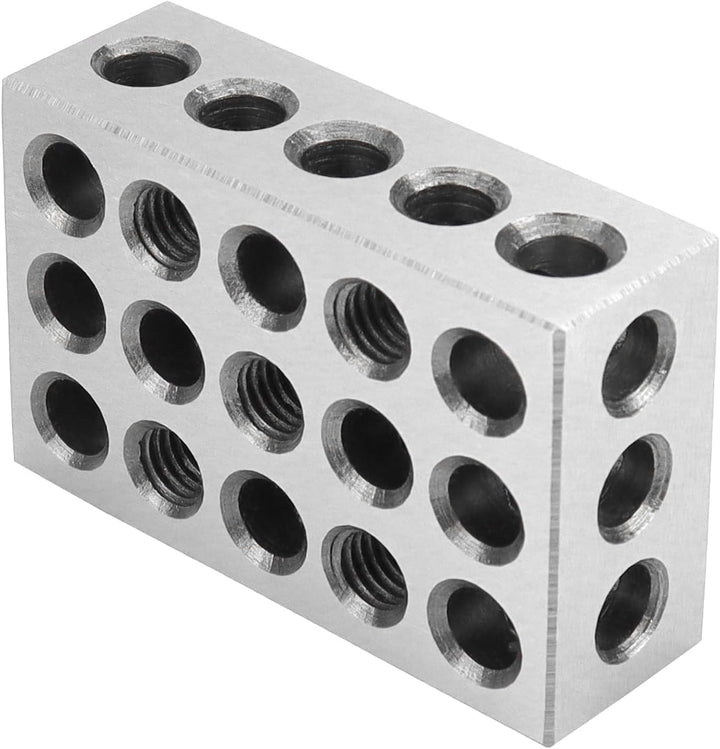 QWORK® 2 Stück Parallelblöcke Metrische, Fräsmaschine Präzisionsblöcke, 25x50x75m