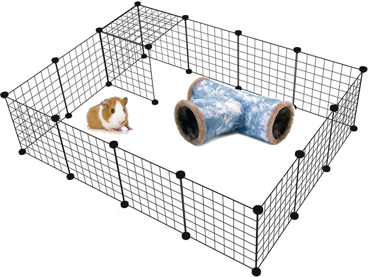 LeerKing Kaninchen Tunnel Meerschweinchen Röhren Kuscheltunnel waschbar Kuschelhöhle Spielzeug für R