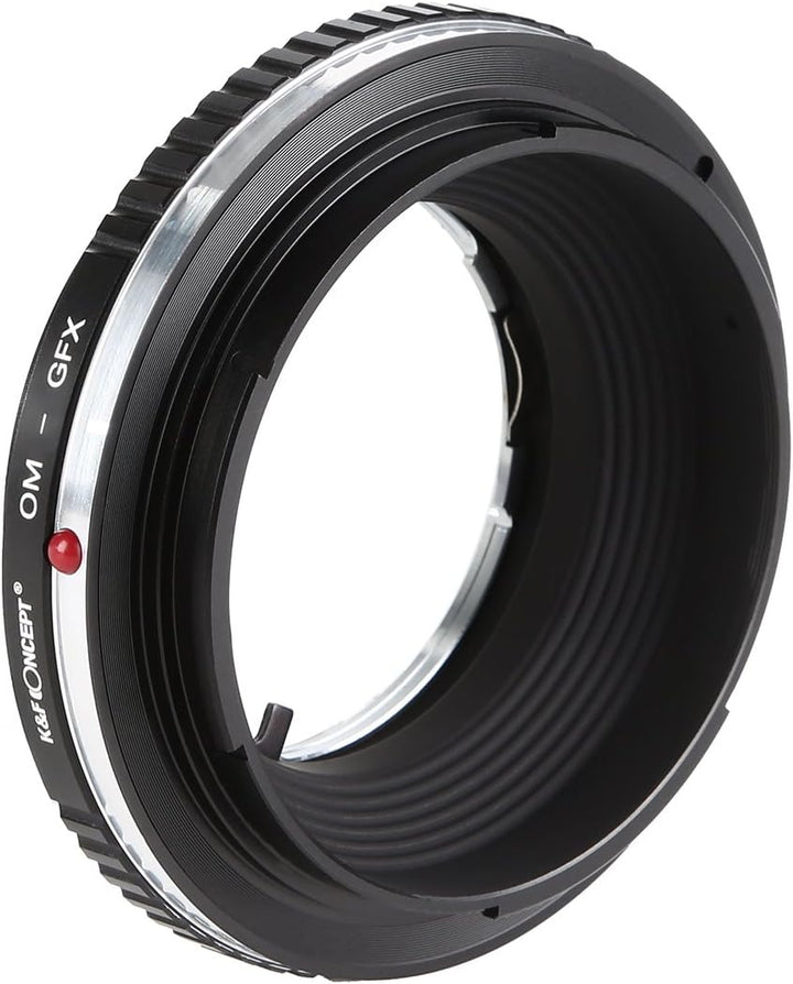 K&F Concept® OM - GFX Objektivadapter, Objektiv Adapterring für Olympus OM Objektiv auf Fujifilm Fuj
