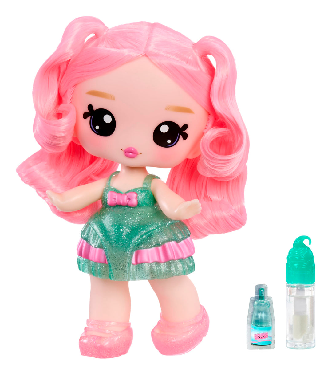 Yummiland Large Doll - Susie Sour Straw - Enthält 1 Puppe, Duftenden Lipgloss zum Selbermachen, Anpa