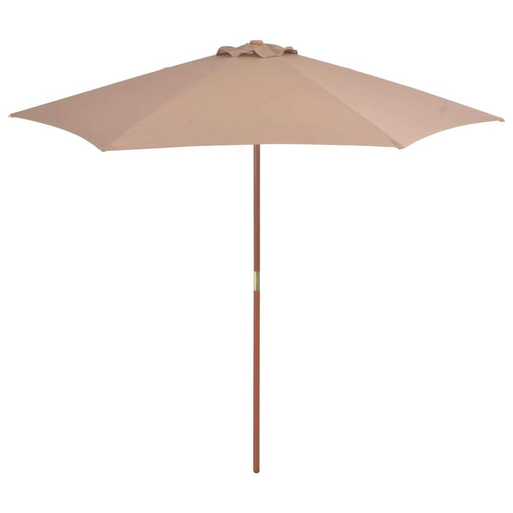 Festnight Sonnenschirm mit Holz-Mast Garten Ampelschirm Gartenschirm ? 270cm | Strandschirm | für Ga