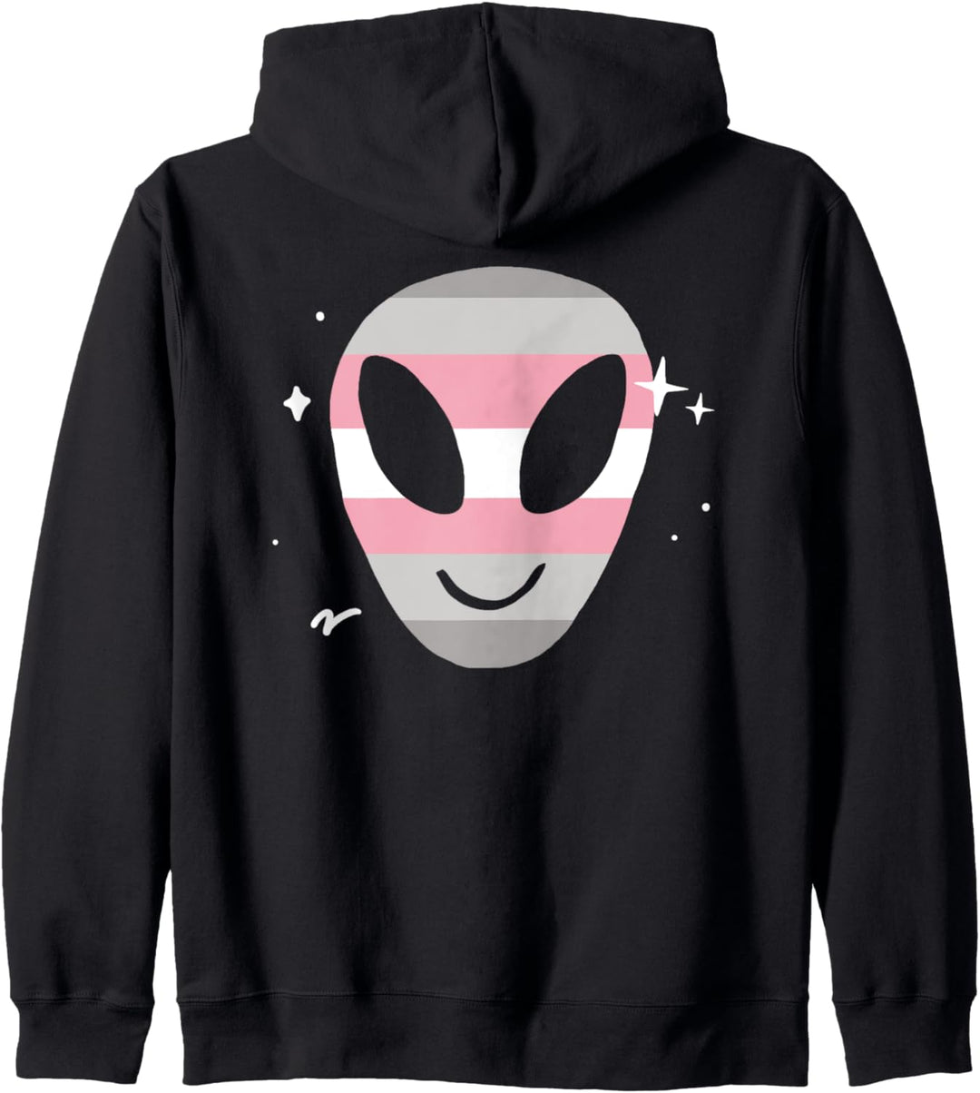 Demigirl Alien LGBTQIA Pride Flag Non-Binary Aesthetic Space Kapuzenjacke