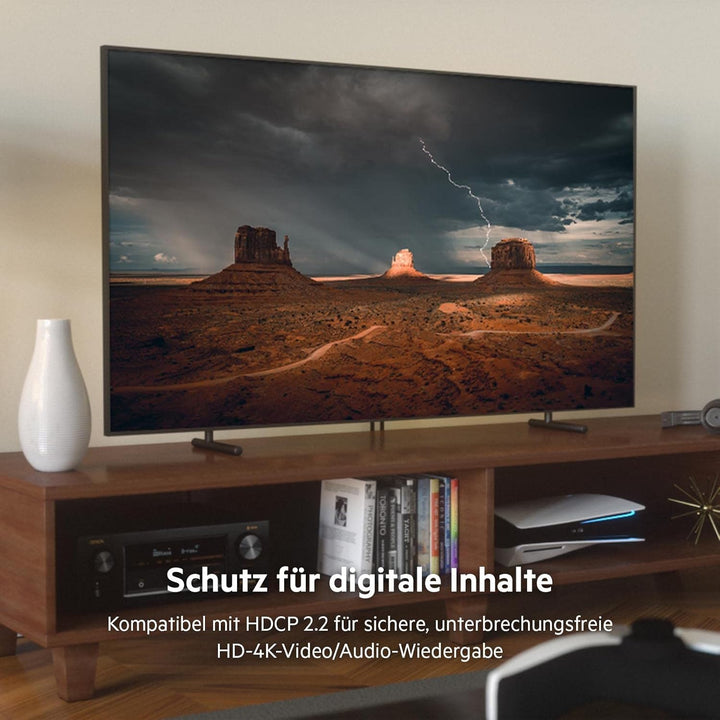 Belkin HDMI/DisplayPort-Adapter, DP 1.2 auf HDMI 2.0-Konverter für 4K-Monitor, 60 Hz, mit HDR 10, ko