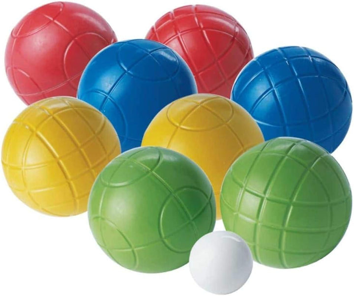 Franklin Sports Boccia-Set: 8 Allwetter-Boccia-Bälle und 1 Pallino, Strand, Hinterhof, Rasen oder Pa