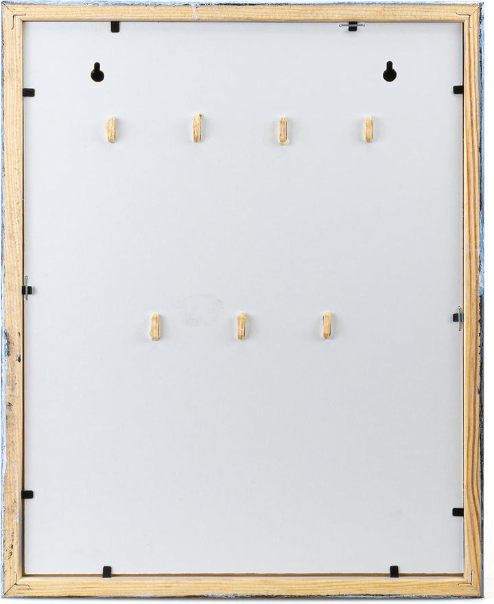 Schlüsselkasten aus Holz Hängeschrank mit Schlüsselbrett Wandorganizer für Schlüsselaufbewahrung Sch