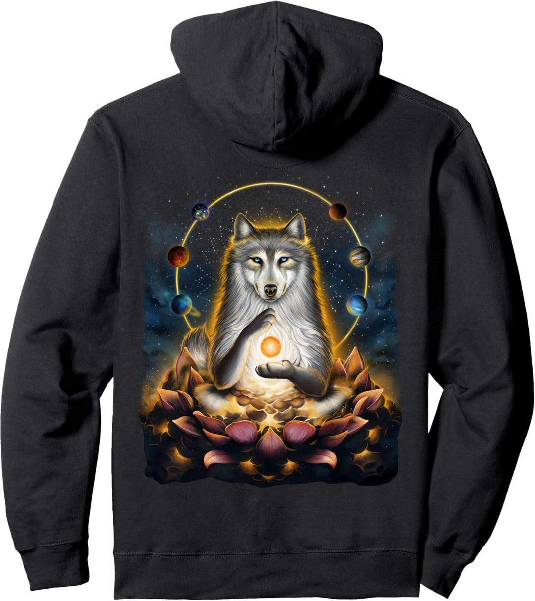 Polar Wolf hat spirituelle Erleuchtung erreicht Pullover Hoodie