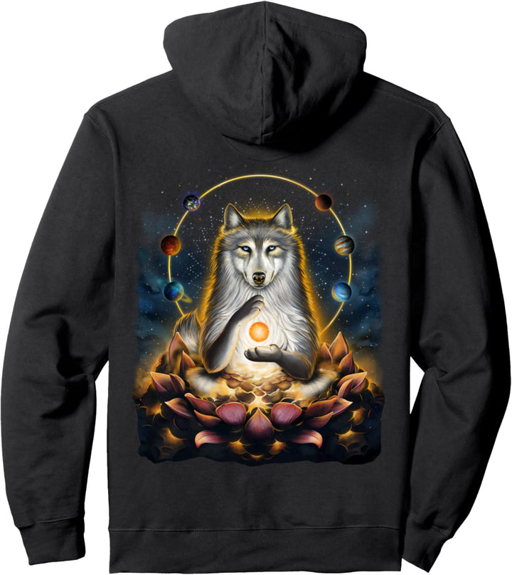 Polar Wolf hat spirituelle Erleuchtung erreicht Pullover Hoodie
