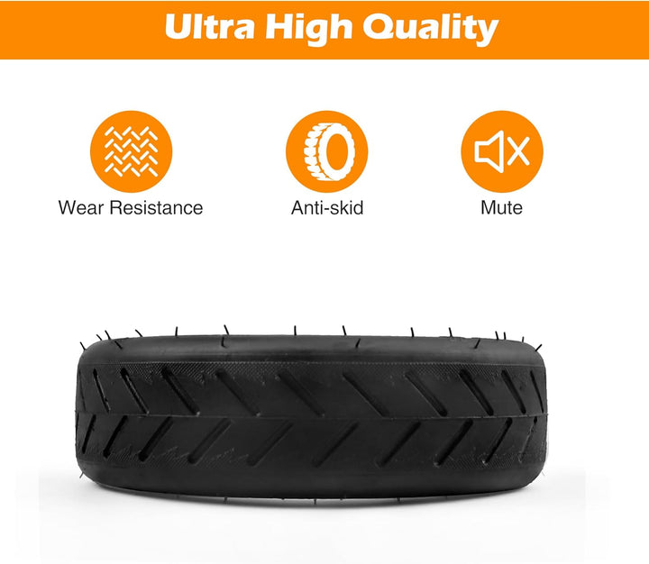 MEGHNA E Scooter Reifen mit Schlauch 8 1/2 x2, Reifen schlauch für E Scooter,Abriebfest & Rutschfest