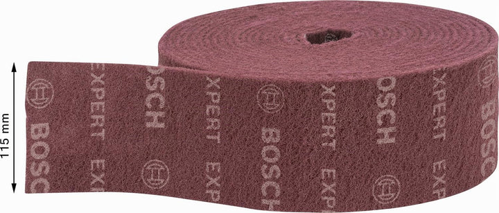 Bosch Accessories Bosch Professional 1x Expert N880 Vliesrolle (für Stahlbleche, Breite 115 mm, Läng