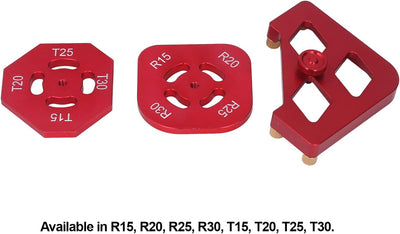 Frässchablone aus Aluminiumlegierung, Runde Ecke, Radius, Jig-Werkzeug-Set, Holzbearbeitungs-Fase, F