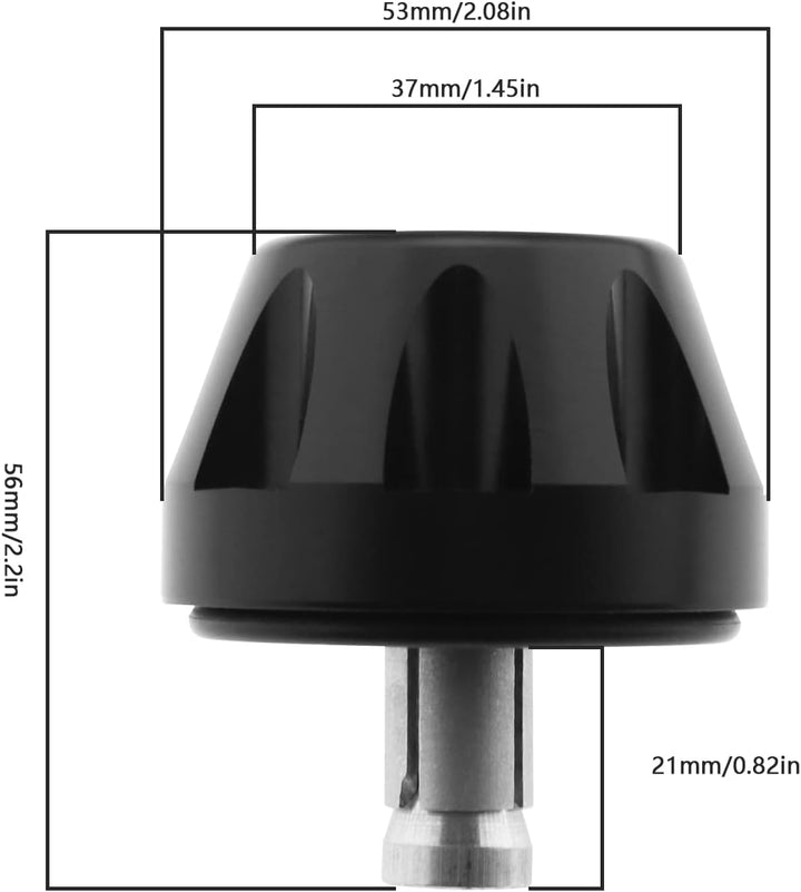 EMSea Motorrad Sturzpad Kardan Crash Slider Protector Achsantrieb Gehäuse Rahmenteile Kompatibel mit