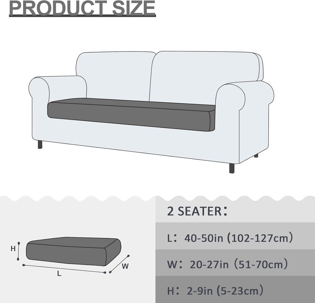 TAOCOCO Sofa Sitzkissenbezug, Elastischer Sofa Sitzkissenbezüge, Ajustable, Waschbar, Protection Meu