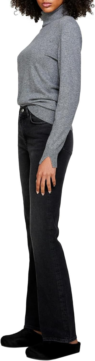SISLEY Damen Pants 28 Black Denim 800, 28 Black Denim 800
