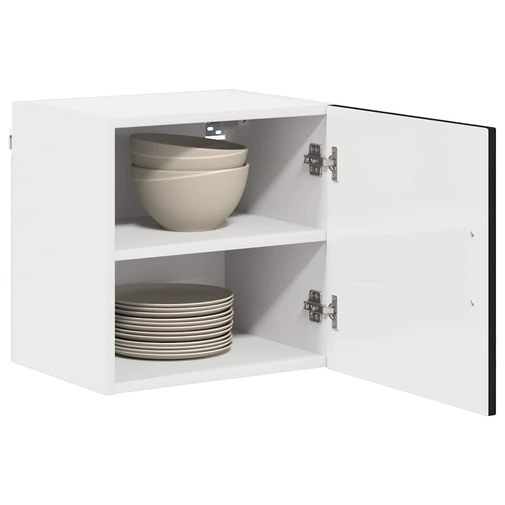 vidaXL Geschirrspülerfront Kalmar Schwarz 40 x 31 x 40 cm, Eleganter moderner Küchenregal, grosser S
