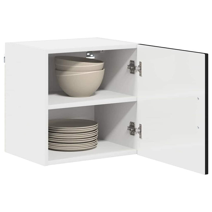 vidaXL Geschirrspülerfront Kalmar Schwarz 40 x 31 x 40 cm, Eleganter moderner Küchenregal, grosser S
