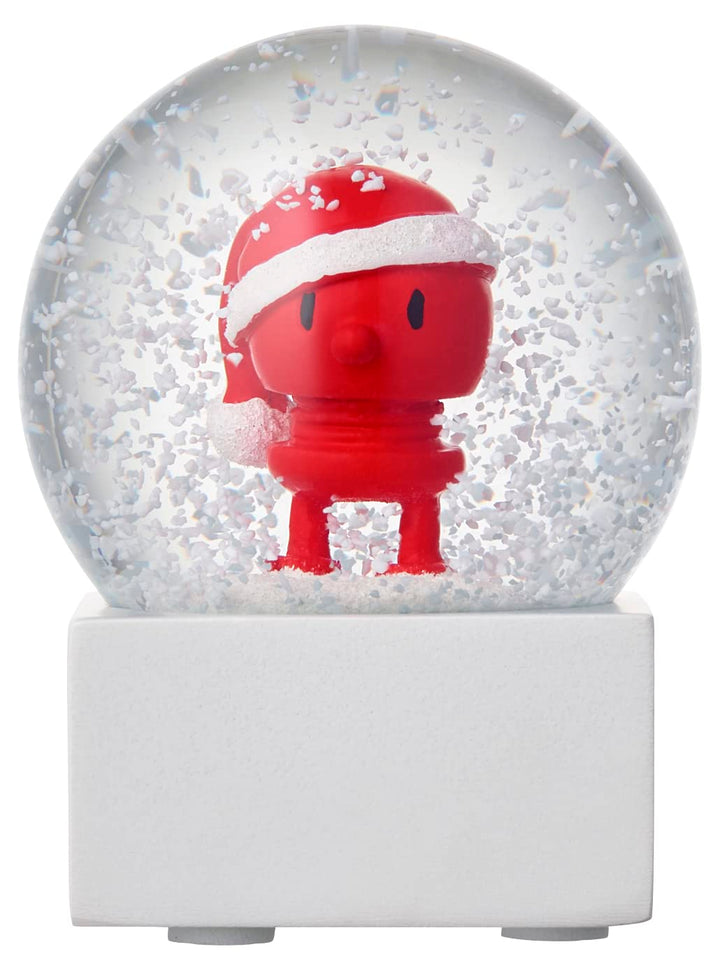 Hoptimist - Skandinavisches Design - Schneekugel - Small Santa Snow Globe - Geschenkidee zu Weihnach