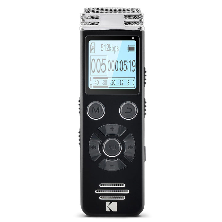 KODAK Hohe Intensität VRC450 digitaler Voice Recorder | Sprachgesteuertes wiederaufladbares Mini Dik