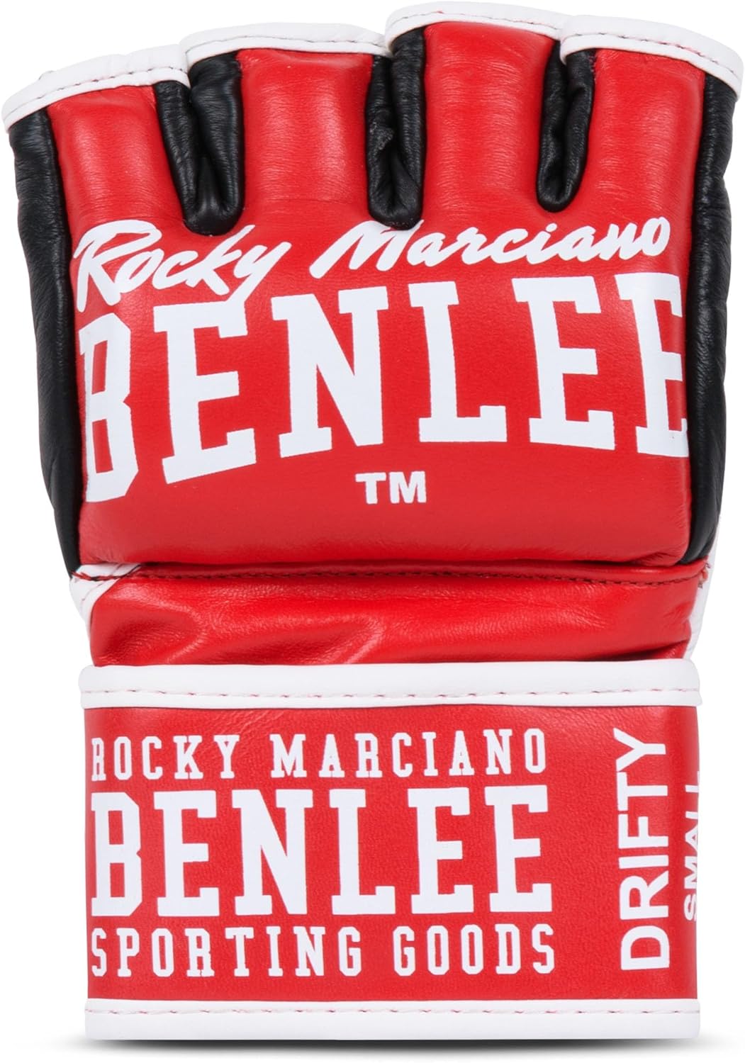 BENLEE MMA-Trainingshandschuhe aus Leder (1 Paar) DRIFTY M Red, M Red
