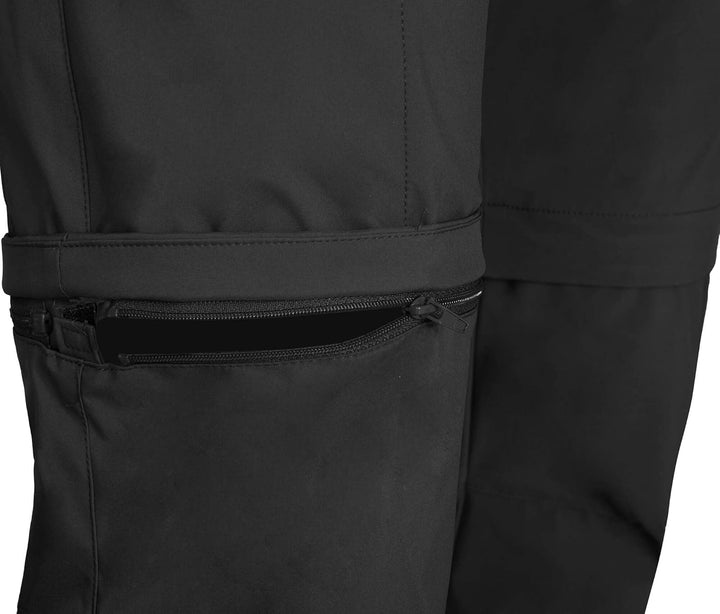 Bergson TESSE Zipp-Off | Damen Softshellhose - Bermuda Zipp Off, elastischer Comfort Bund, leicht, r