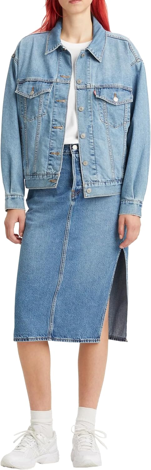 Levi's Damen Side Slit Skirt Rock, Artist Divided