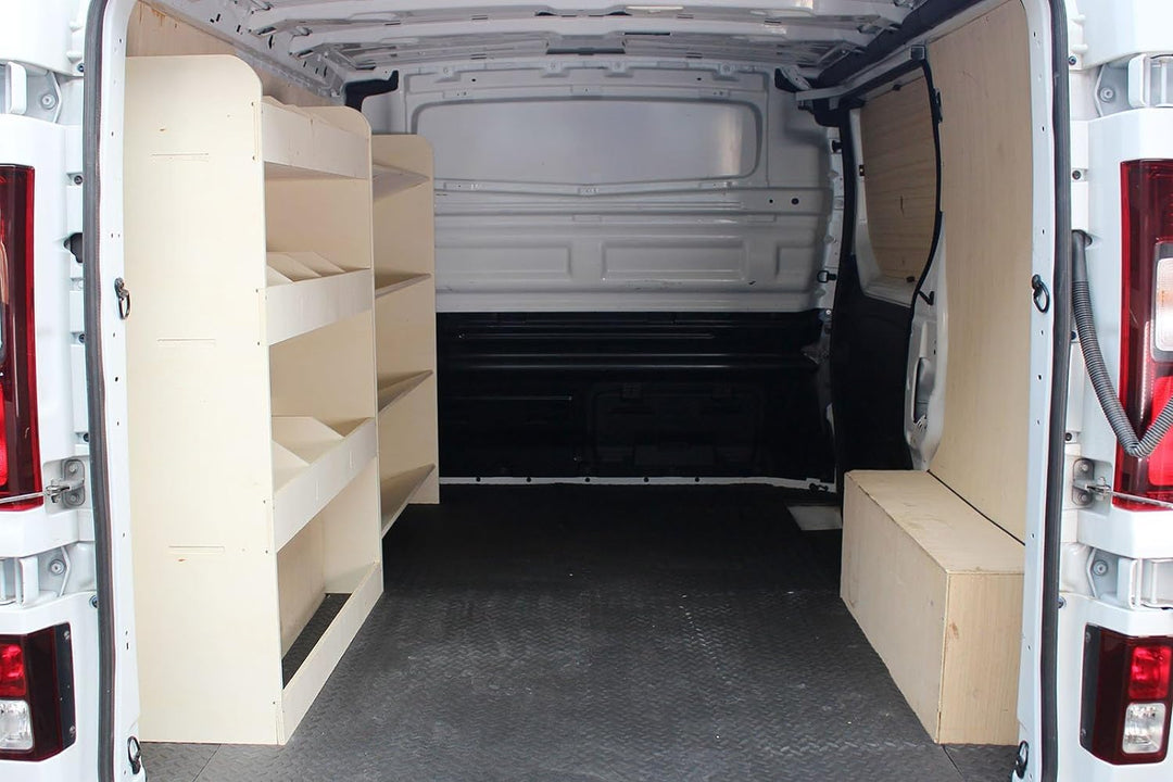 Vanify - Kompatibel mit Renault TRAFIC L2 2015+ Fahrzeugeinrichtung Fahrzeugregale, Werkzeugkasten u