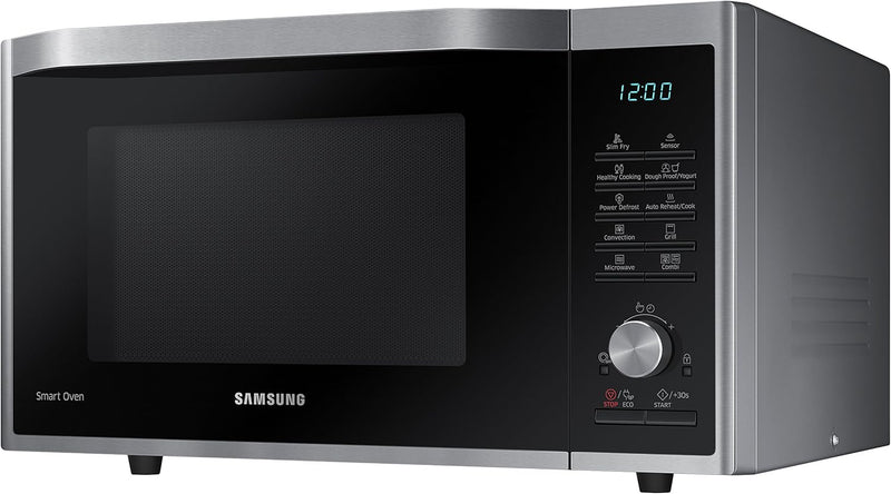 Samsung MC32K7055Ct/Ec Mikrowellenherd mit Grill, 32 L, Innenraum Keramik, HotBlast-Technologie und