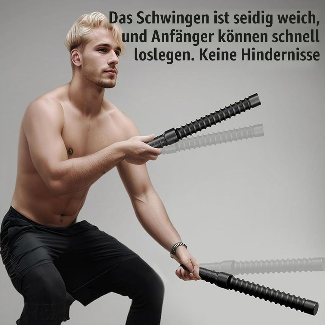Battle Rope, 2pcs Seillose Kampfseile, Seilfreie Schlachtseile, Professionelles Tragbares Schwarzes