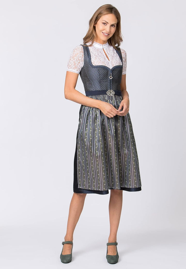 Stockerpoint Damen Mallaury Kleid 38 Blau, 38 Blau