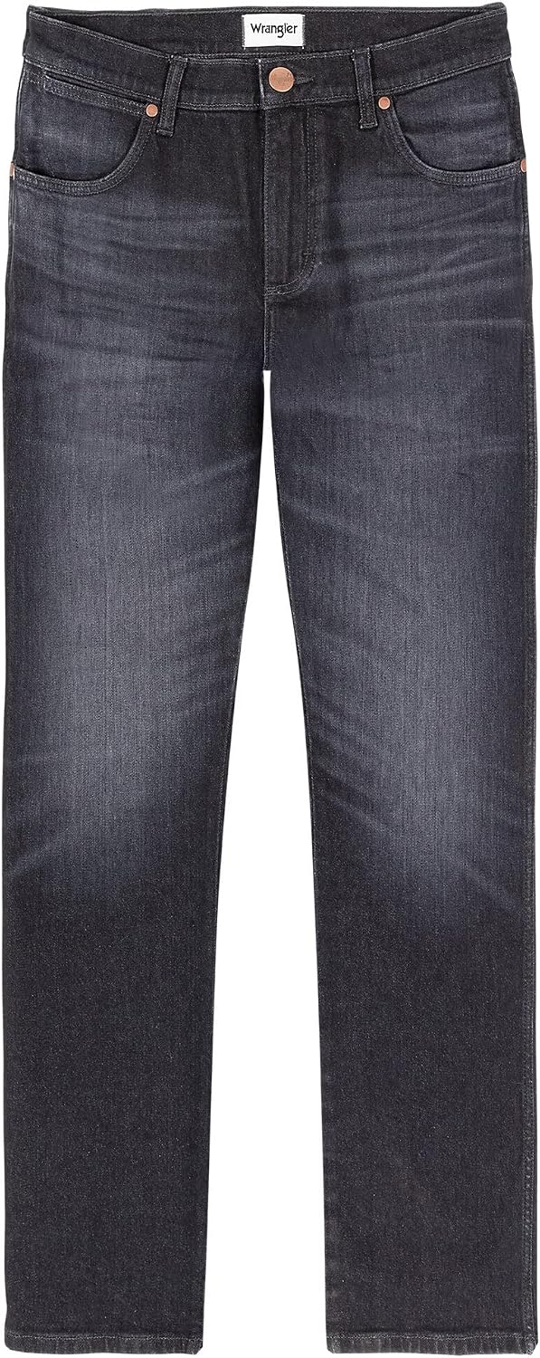 Wrangler Herren Texas I Jeans 34W / 36L Faded Black, 34W / 36L Faded Black