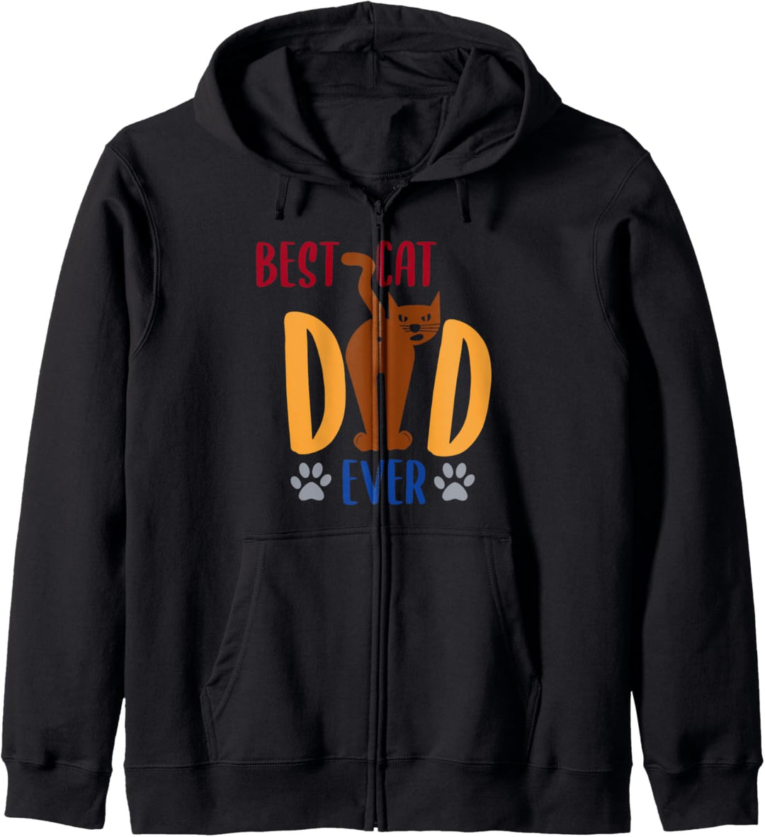 Men Best Cat Dad Ever Funny Gift for Father's Day Cat Lovers Kapuzenjacke