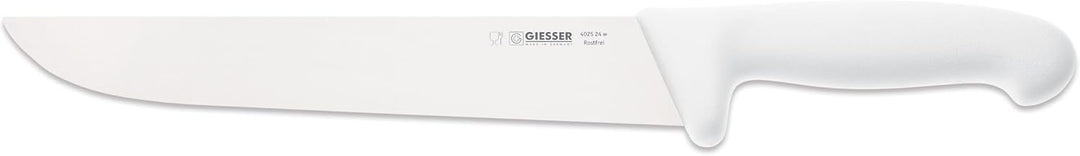 Fleischermesser Set 3-tlg. – Profi Metzgermesser-Satz (Schlachtmesser 24 cm, Ausbeinmesser 13 cm, St