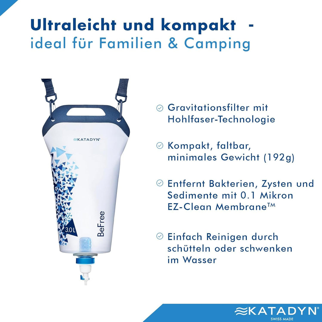 Katadyn BeFree Gravity Wasserfilter 3.0 Liter